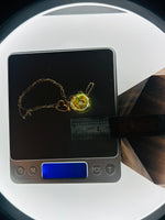 Citrine Fairy Orb – 18mm Handcrafted Glass Pendant for Confidence, Joy, and Abundance by Moneca Melnick