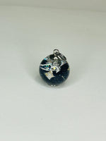 Blue Goldstone Summer Solstice Fairy Orb Pendant