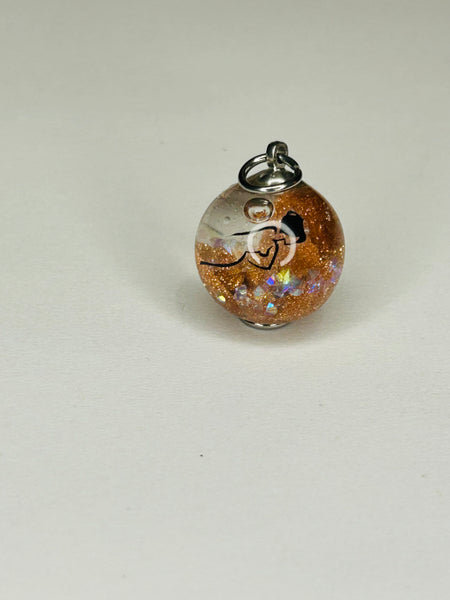 Natural Goldstone Summer Solstice Fairy Orb Pendant