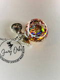 Trick or Treat Fairy Orb – Extra Large 20mm Handcrafted Glass Pendant for Magic, Playfulness, and Celebration