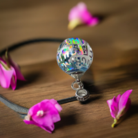 20mm Poem Glass Fairy Orb Necklace