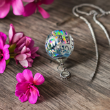 20mm Poem Glass Fairy Orb Necklace